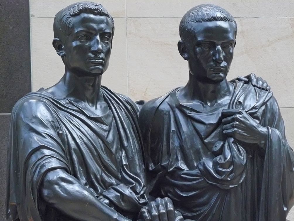 Monument voor de Gracchi door Eugene Guillaume. 