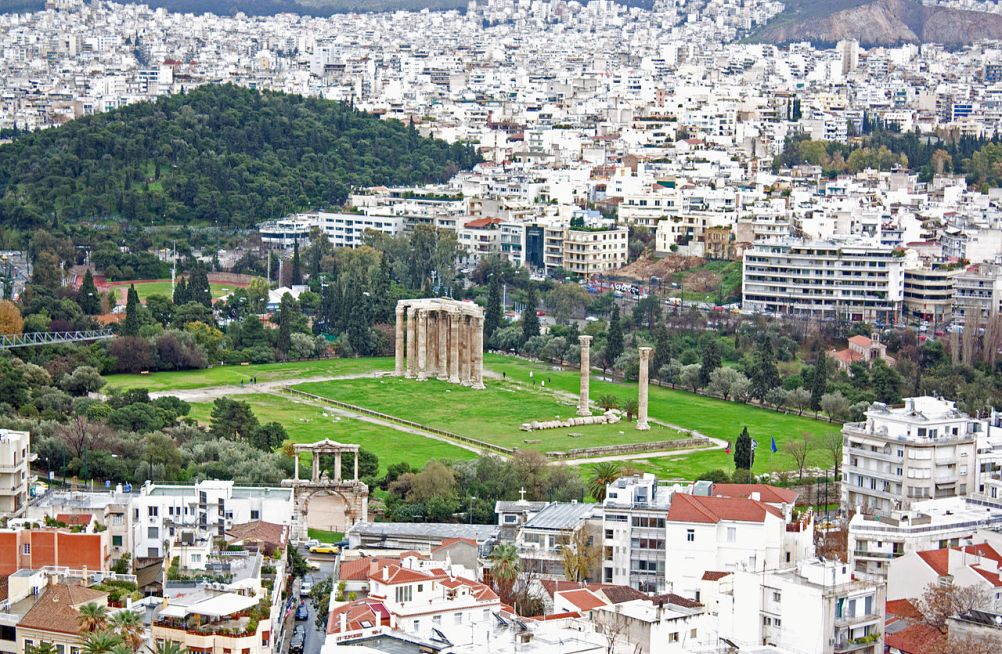 De Boog van  Hadrianus in Athene. (foto: Wikimedia)