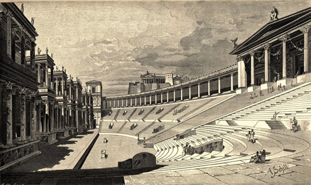 Afbeelding uit 1908. Zo zou het theater er in zijn hoogtijdagen uit gezien moeten hebben. (Foto: Wikimedia)