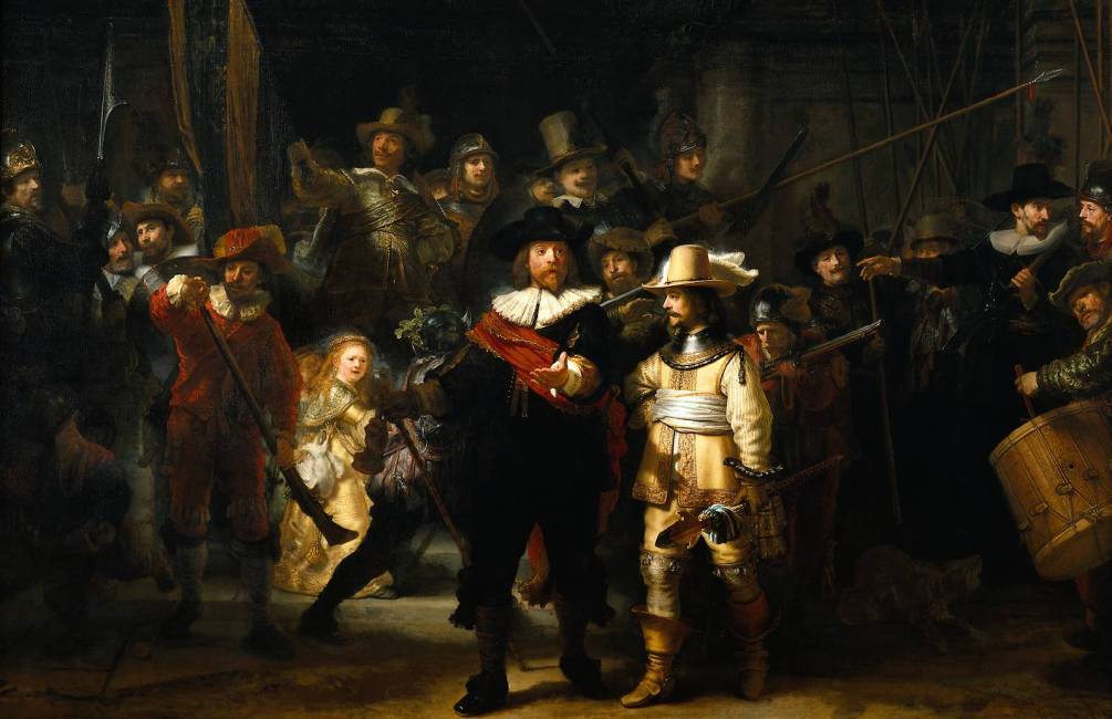 Ook De Nachtwacht van Rembrandt was te zien in het Koninklijk Museum in Amsterdam. (foto: Wikimedia)