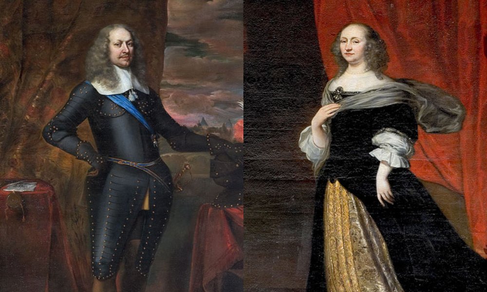 Godard Adriaan van Reede en zijn vrouw Margaretha Turnor speelden een belangrijke rol in de metamorfose van Kasteel Amerongen na 1673. (foto’s: Erfgoed Utrecht/kasteel Amerongen)