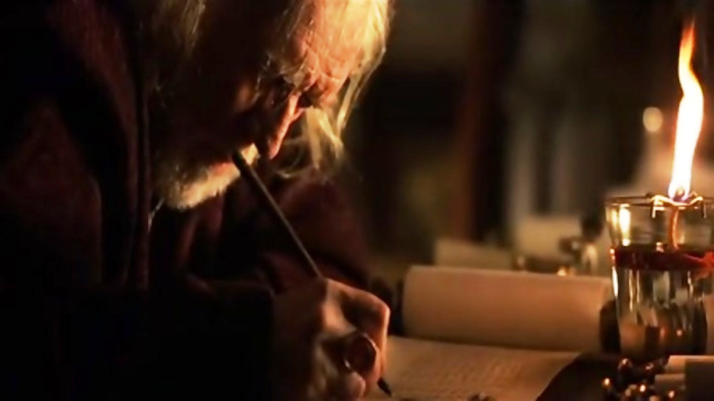 Richard Harris als de Romeinse keizer Marcus Aurelius in de film Gladiator. (foto: Universal Pictures)