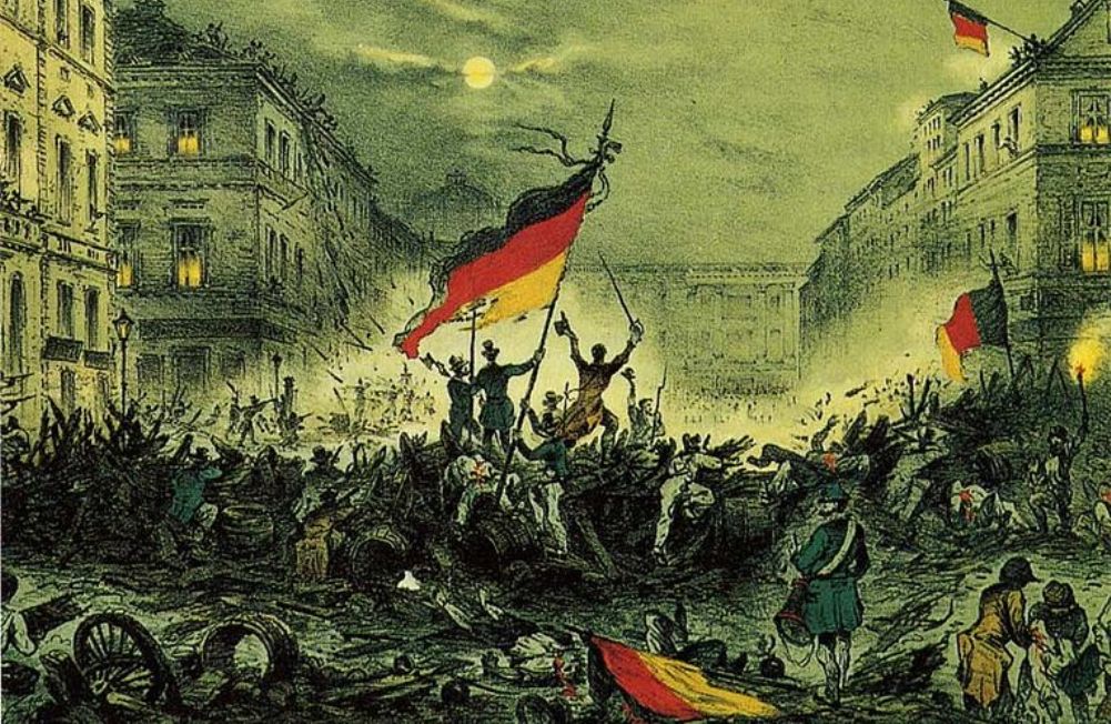 Foto: revolutie in Berlijn