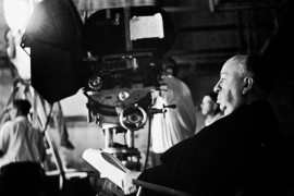 Alfred Hitchcock in close-up