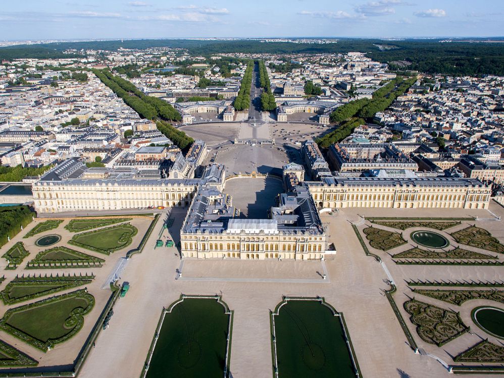 14.9.13 De bouw van Versailles.Overzichtsfoto
