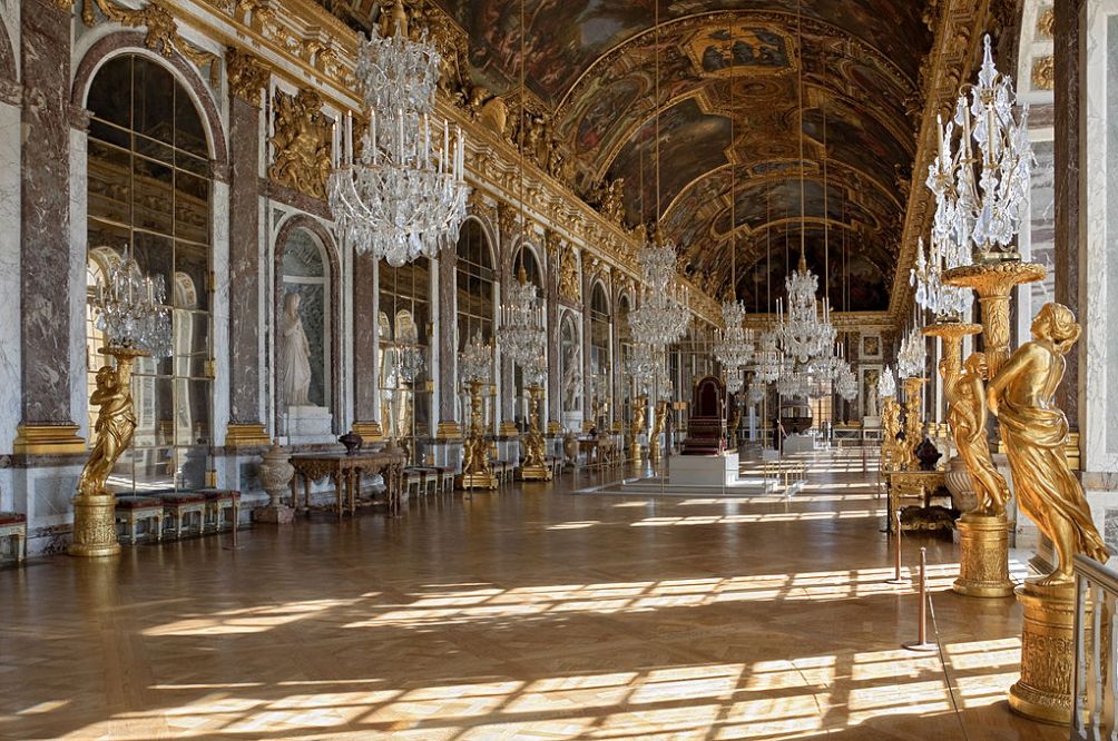 14.9.13 de bouw van Versailles.spiegelzaal